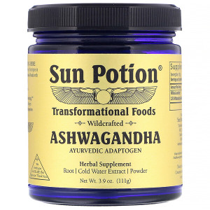 Sun Potion, Ashwagandha Powder, Wildcrafted , 3.9 oz (111 g)
