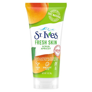 3 PACK OF St. Ives, Fresh Skin, Apricot Scrub, 1 oz (28 g)