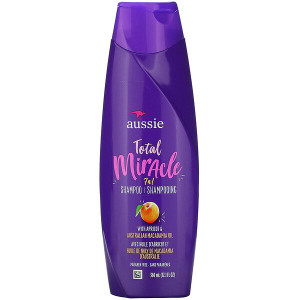 3 PACK OF Aussie, Total Miracle, 7 n 1 Shampoo, Apricot & Australian Macadamia Oil, 12.1 fl oz (360 ml)