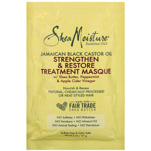 3 PACK OF SheaMoisture, Jamaican Black Castor Oil, Strengthen & Restore Treatment Masque, 2 oz (57 ml)