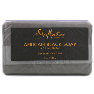 3 PACK OF SheaMoisture, African Black Soap with Shea Butter, 8 oz (230 g)