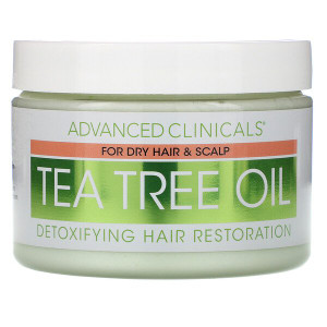 Advanced Clinicals, Tea Tree Oil, Detoxifying Hair Mask, 12 oz (340 g)