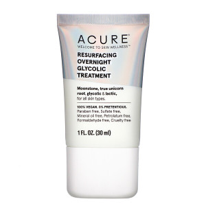 Acure, Resurfacing Overnight Glycolic Treatment, 1 fl oz (30 ml)