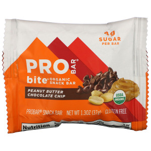 3 PACK OF ProBar, Bite, Organic Snack Bar, Peanut Butter Chocolate Chip, 1.3 oz (37 g)