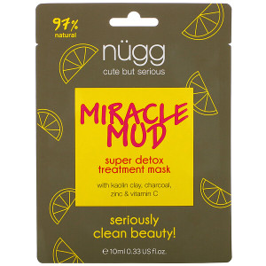 3 PACK OF Nugg, Miracle Mud, Super Detox Treatment Mask, 0.33 fl oz (10 ml)