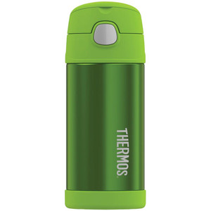 Thermos Funtainer Stainless Steel Water Bottle with Straw - Lime -- 12 oz
