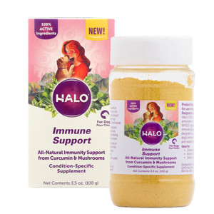 Halo Immune Support All Natural Immunity Support From Curcumin and Mushroom -- 3.5 oz