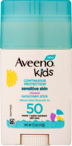 Aveeno Kids Continuous Protection Sunscreen SPF 50 -- 1.5 oz