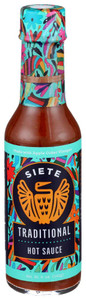 3 PACK OF Siete Hot Sauce Traditional -- 5 oz