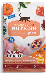 3 PACK OF Rachael Ray Nutrish Inner Health Super Premium Food For cats Turkey with Chickpeas & Salmon Recipe -- 3 lb