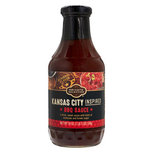3 PACK OF Private Selection Kansas City Inspired BBQ Sauce -- 19 oz