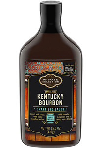 3 PACK OF Private Selection Craft BBQ Sauce Kentucky Bourbon -- 15.5 oz