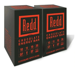 R.e.d.d. Plant-Based Protein Bar Chocolate -- 12 Bars