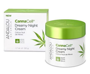 Andalou Naturals CannaCell Dreamy Night Cream -- 1.7 oz