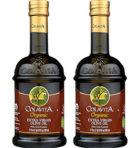 Colavita Organic Extra Virgin Olive Oil -- 17 fl oz Each / Pack of 2