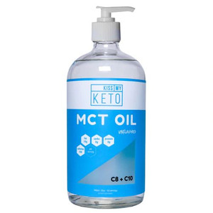 Kiss My Keto MCT Oil 100% Coconut - C8 + C10 Unflavored -- 32 fl oz