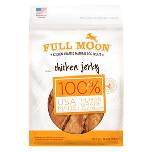 Full Moon Dog Jerky Treats Chicken -- 12 oz