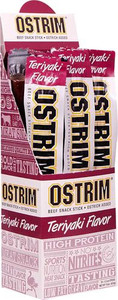 Ostrim Natural Snack Sticks Teriyaki -- 10 Sticks