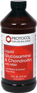 Protocol For Life Balance Liquid Glucosamine & Chondroitin with MSM Citrus -- 16 fl oz