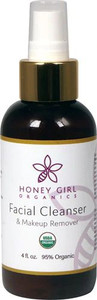 Honey Girl Organics Facial Cleanser & Makeup Remover -- 4 fl oz