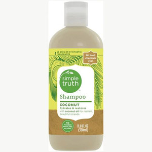 3 PACK of Simple Truth Coconut Oil Shampoo -- 11.8 fl oz