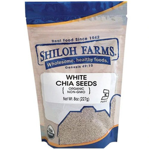 3 PACK of Shiloh Farms White Chia Seeds -- 8 oz