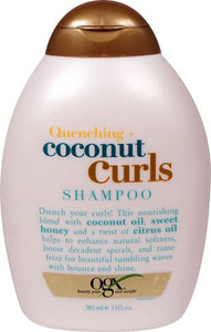 3 PACK of Organix Quenching Coconut Curls Shampoo -- 13 fl oz