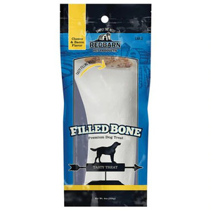 3 PACK of RedBarn Filled Bone Dog Treat Large Cheese n' Bacon -- 1 Dog Treat