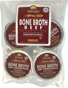 Birthright On The Go Bone Broth Beef -- 4 Pack