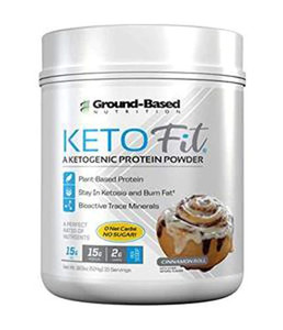 Ground-Based Nutrition Keto Fit Protein Cinnamon Roll -- 15 Servings