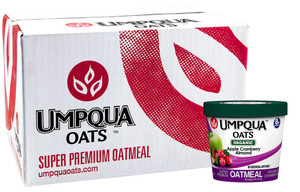 Umpqua Oats Organic Oatmeal Gluten Free Apple Cranberry -- 8 Cups