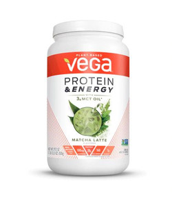 Vega Protein & Energy with 3 g MCT Oil Matcha Latte -- 24 Servings