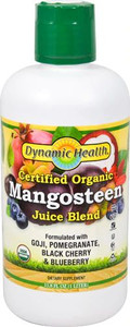 Dynamic Health Certified Organic Mangosteen Juice Blend -- 33.8 fl oz