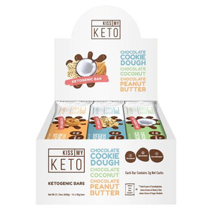 Kiss My Keto Ketogenic Bar Variety Pack -- 12 Bars