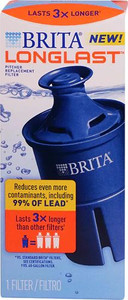 Brita LongLast Pitcher Replacement Filter -- 1 Filter