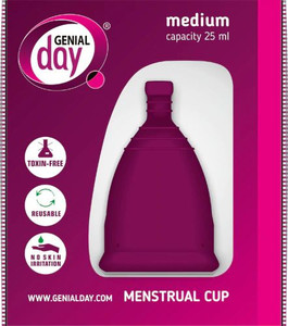 Genial Day Feminine Menstrual Cup Medium -- 1 Cup