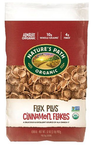 Natures Path Organic FlaxPlus Flakes Cinnamon -- 32 oz