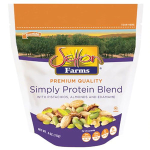 3 PACK of Setton Farms Premium Quality Simply Protein Blend Pistachios Almonds Edamame -- 4 oz