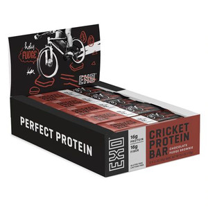 Exo Cricket Protein Bar - Chocolate Fudge Brownie -- 12 Bars