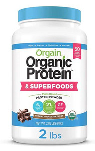 Orgain Organic Protein & Superfoods Creamy Chocolate Fudge -- 2.02 lbs