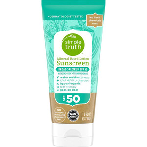 Simple Truth Mineral Based Sun Screen SPF 30 -- 6 fl oz