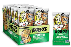 BoBos Oat Bars Stuff'D Coconut Almond Butter -- 12 Bars