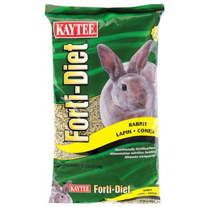 Kaytee Forti-Diet Rabbit Nutritionally Fortified Food -- 10 lb