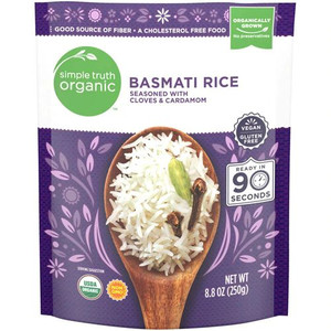 3 PACK of Simple Truth Organic Basmati Rice -- 8.8 oz