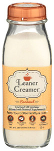 Leaner Creamer Coconut Oil Creamer Caramel -- 9.87 oz