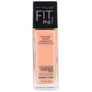 3 PACK of Maybelline, Fit Me, Dewy + Smooth Foundation, 228 Soft Tan, 1 fl oz (30 ml)