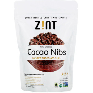 3 PACK of Zint, Raw Organic Cacao Nibs, 8 oz (227 g)
