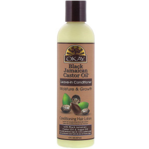 3 PACK of Okay, Black Jamaican Castor Oil, Leave-in Conditioner, 8 fl oz (237 ml)