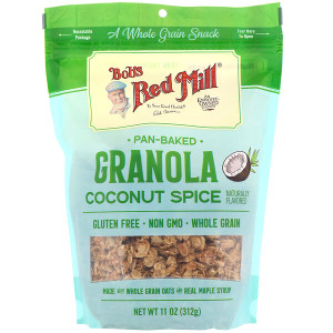 3 PACK of Bobs Red Mill, Pan-Baked Granola, Coconut Spice, 11 oz (312 g)