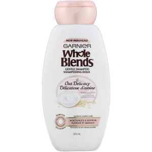 3 PACK of Garnier, Whole Blends, Oat Delicacy Gentle Shampoo, 12.5 fl oz (370 ml)